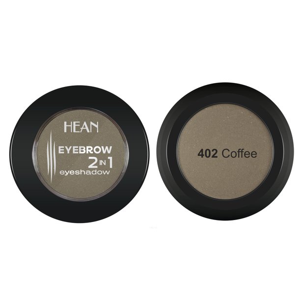 Hean Eyebrow & Eyeshadow 2in1 Antakių ir akių šešėliai viename 402 Coffee, 1.9 g