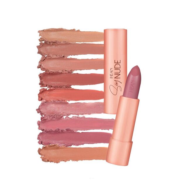 Hean Say Nude Lipstick Lūpų dažai su veidrodėliu 48 Glamour, 4.5 g