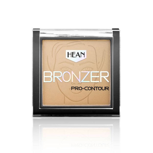 Hean Bronzer Pro-Contour Veido bronzantas 400 Cappucino, 8.5 g