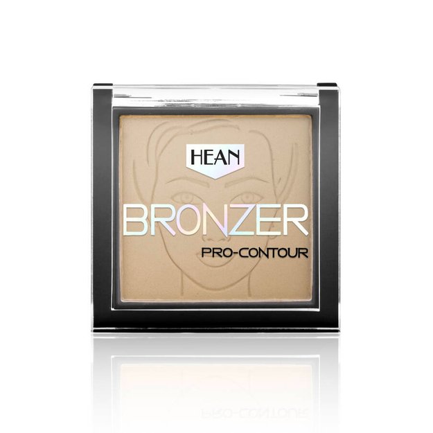 Hean Bronzer Pro-Contour Veido bronzantas 402 Almond, 8.5 g