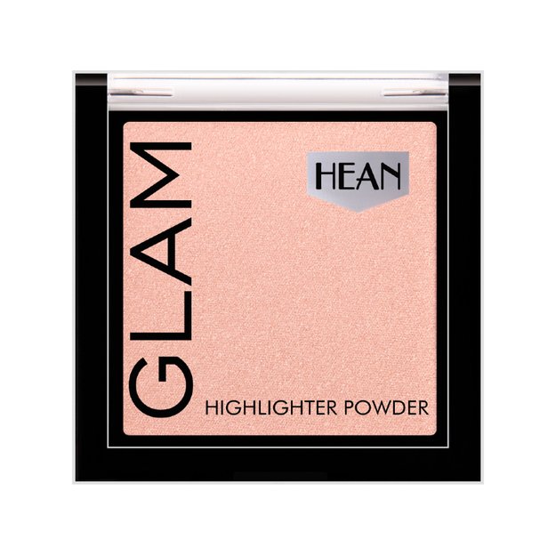 Hean Glam Highlighter Powder Švytėjimo suteikianti pudra veidui ir kūnui 202 Lychee Glow, 7.5 g