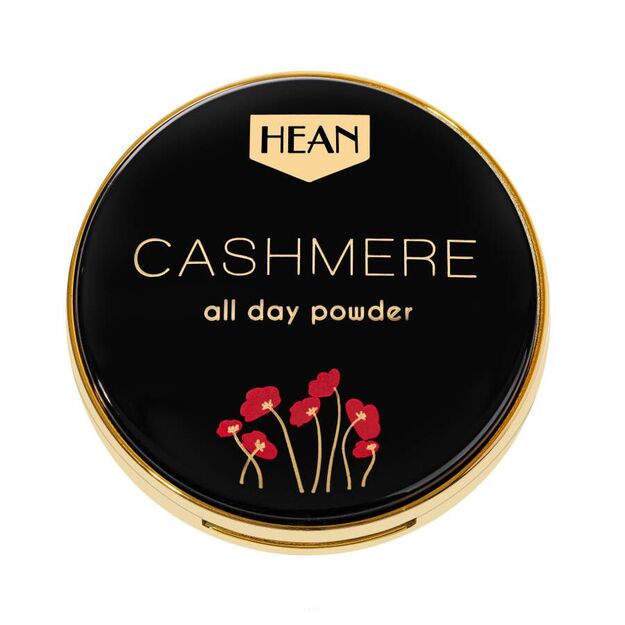 Hean Cashmere all day powder Kompaktinė pudra 01 Light, 9 g
