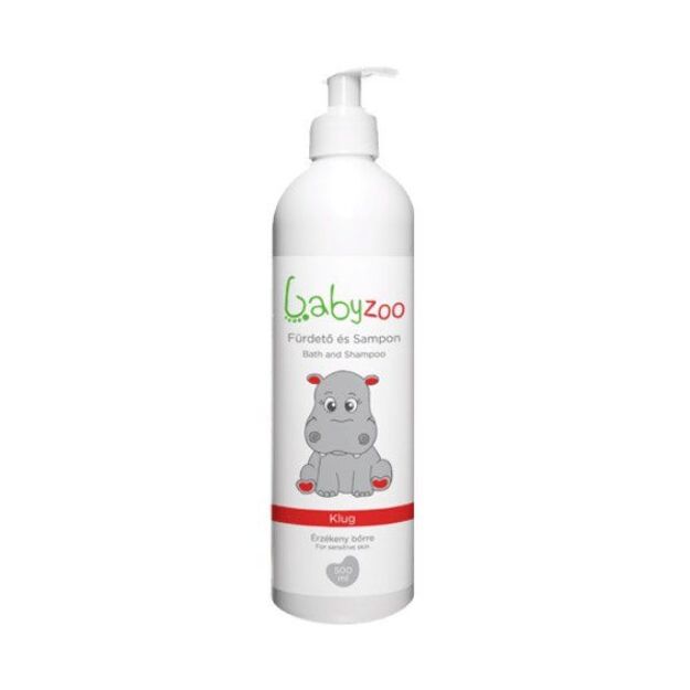 Babyzoo Klug bath and shampoo Vonios putos ir šampūnas, 500 ml 