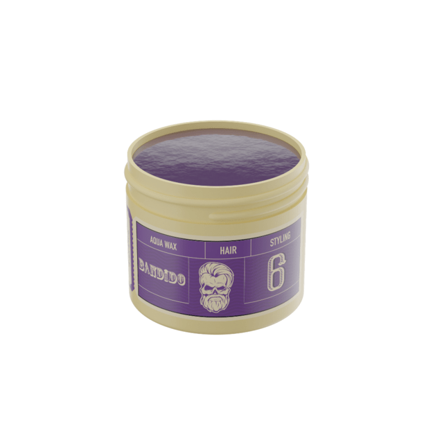 Bandido Aqua Wax Plaukų formavimo vaškas, 6 Medium Violetta, 125ml