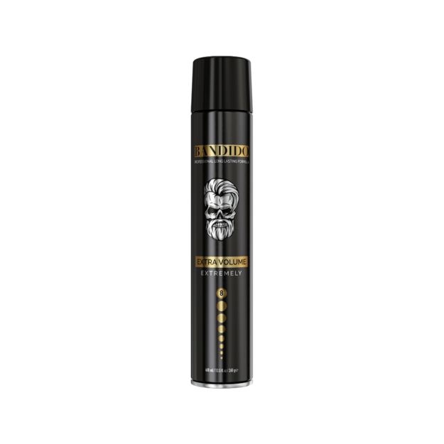 Bandido Hair Spray Black Extra Volume Extremely Plaukų lakas, 400ml