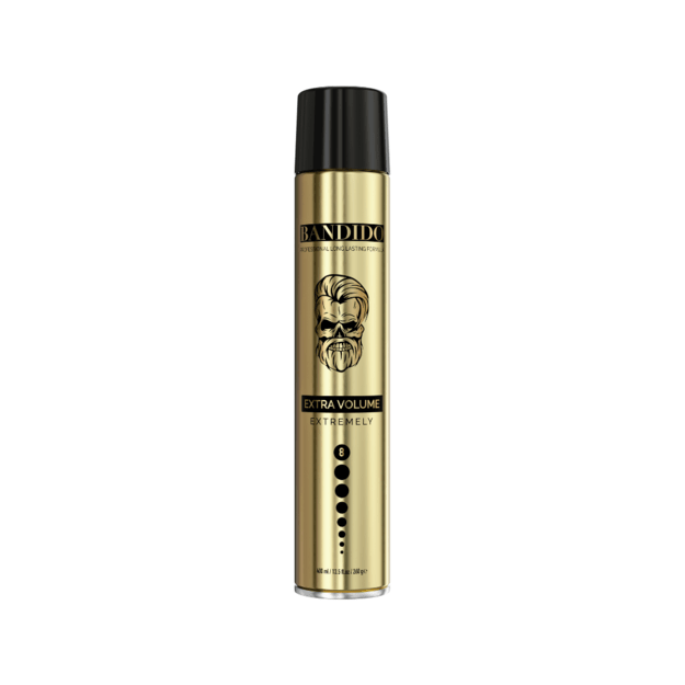 Bandido Hair Spray Gold Extra Volume Extremely Plaukų lakas, 400ml