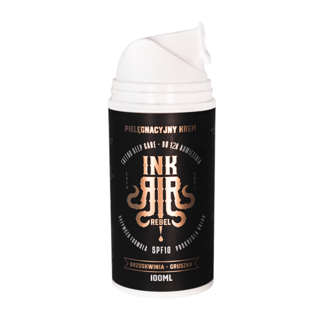 Horde Ink Rebel Dailycare Tatuiruočių priežiūros kremas persikų ir kriaušių kvapo, 50 ml
